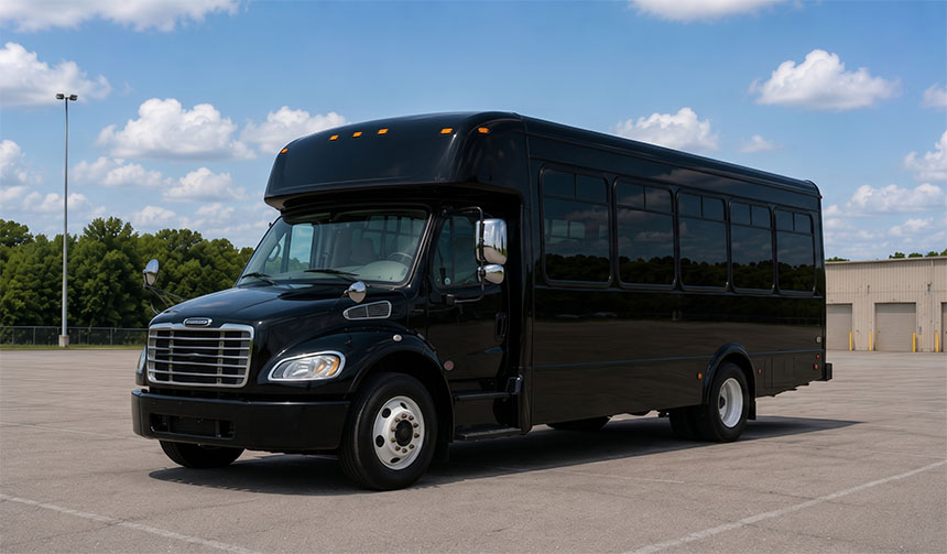 18-passenger minibus available for charter in Allen, TX