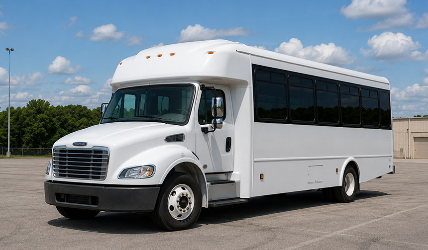 25-passenger minibus available for charter in Allen, TX