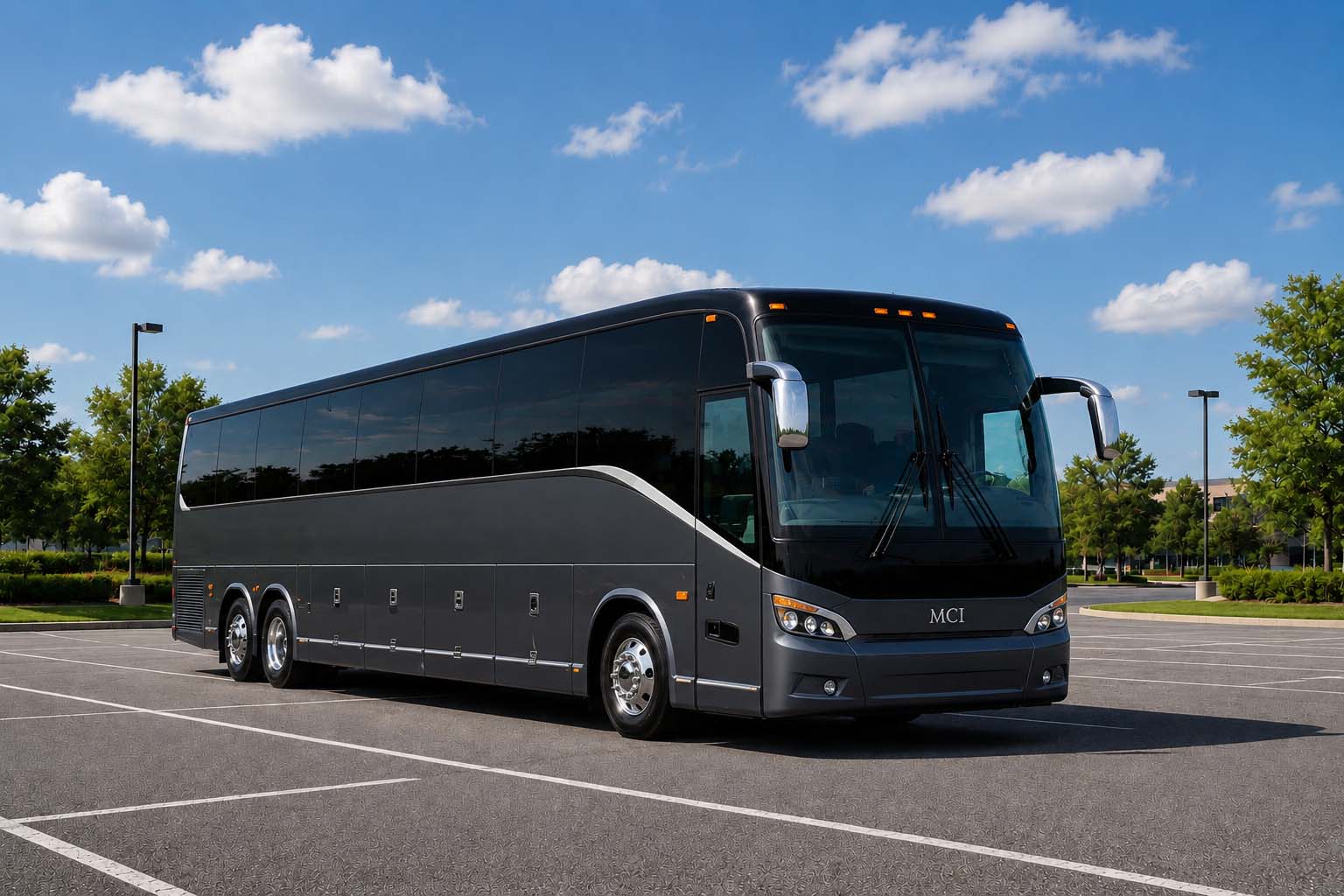 Charter bus rental in Allen, TX